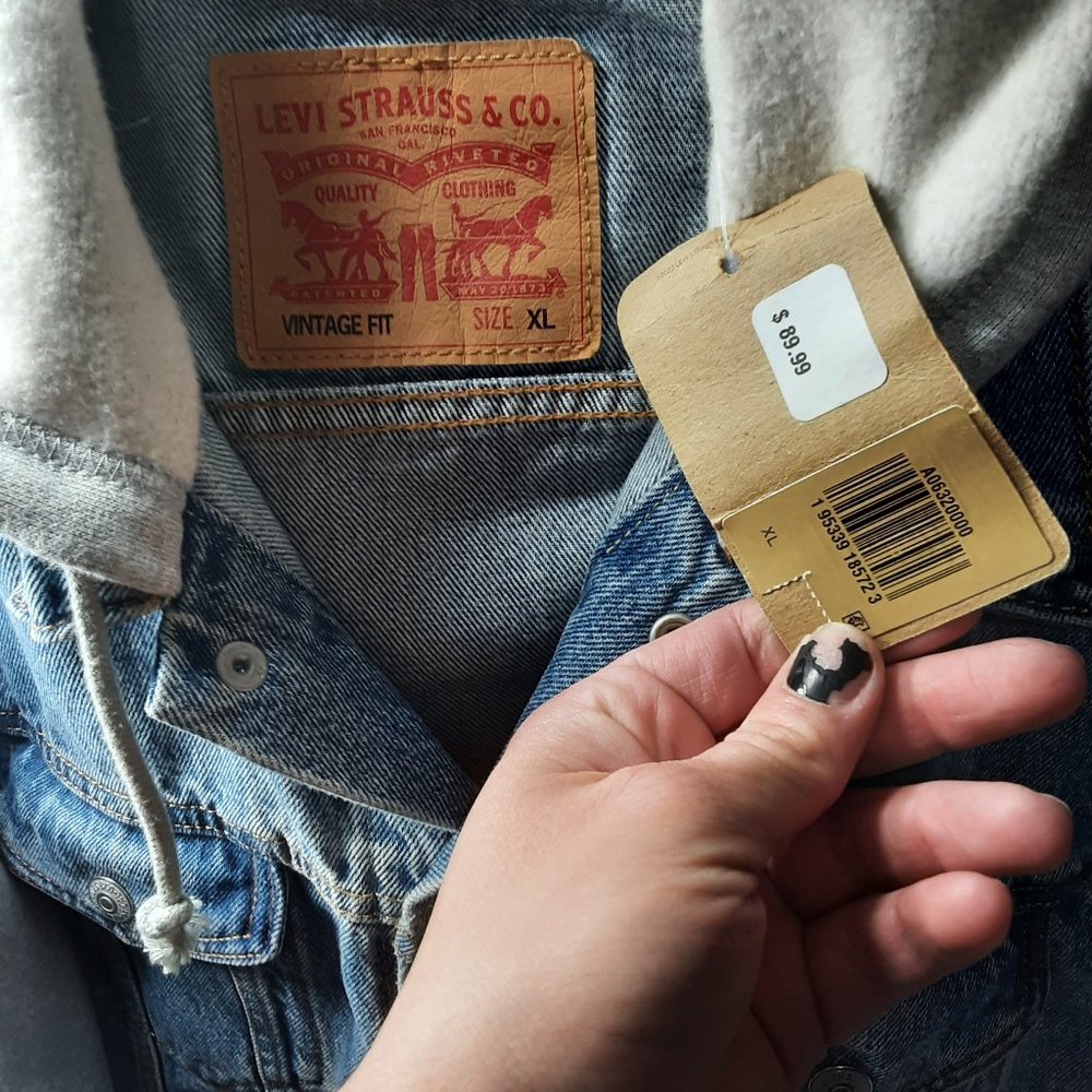 Hybrid Hoodie Trucker Jacket Levi